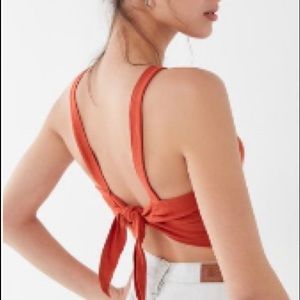 Back tie top